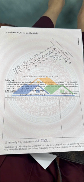 Đất đẹp - giá tốt - cần bán nhanh lô đất 2 mặt tiền đẹp tại thôn nhà thờ, đoài phương, hà nội