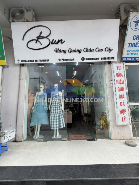 Sang nhượng shop quần áo quảng châu cao cấp tại kđt thanh hà...