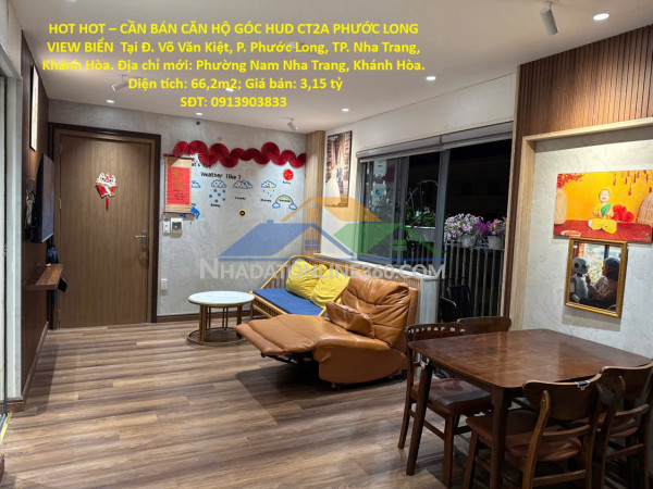Hot hot – cần bán căn hộ góc hud ct2a phước long view biển p. phước long tp. nha trang, khánh hòa