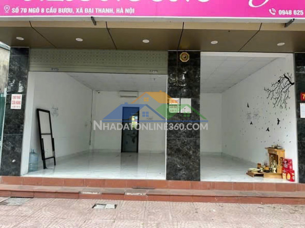 Cho thuê mặt bằng kinh doanh giá tốt thanh trì , cầu bươu