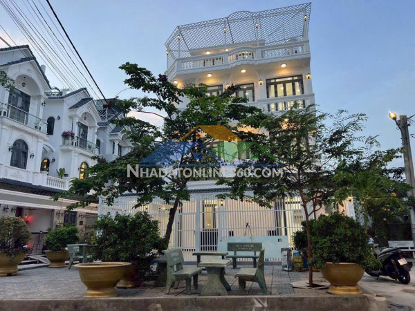 Nhà góc 2 mặt thoáng, 12x12m, hẻm xe hơi huỳnh tấn phát, 8.8 tỷ