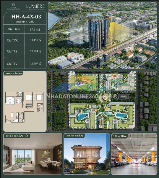 Căn 2pn 87.9m² view panorama thành phố  tầng cao  quỹ căn hiếm