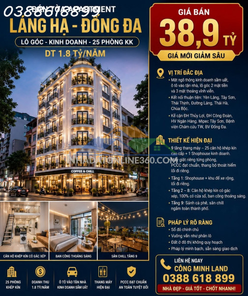 Bán tòa văn phòng nguyễn hoàng - nam từ liêm - 8 tầng thang máy, phân lô vip, vỉa hè rộng - 115m2 - 8 tầng - mt 7m - 67 tỷ