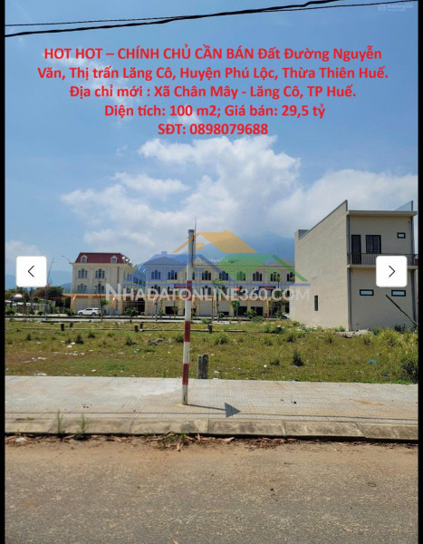 Hot hot – chính chủ cần bán đất đường nguyễn văn, thị...