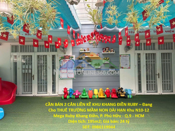 Cần bán 2 căn liền kề khu khang điền ruby – đang cho thuê...