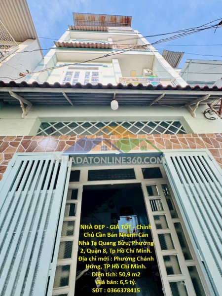 Nhà đẹp - giá tốt - chính chủ cần bán nhanh căn nhà tạ quang...