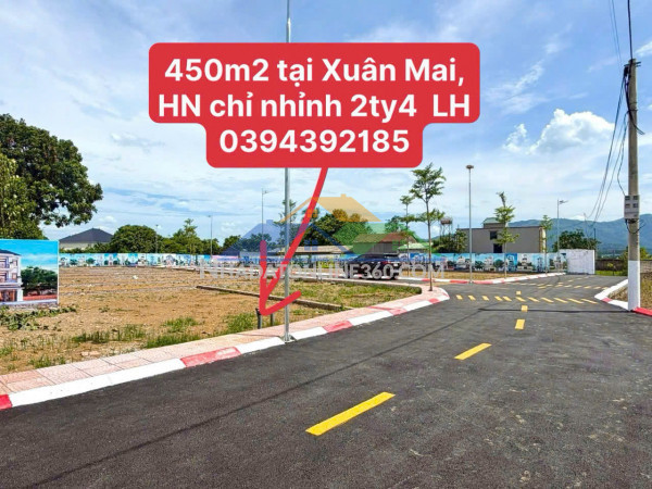 Cần bán nhanh 2 lô đất đẹp ở ngay mặt đường chính liên xã xuân mai.