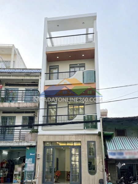 Nhà mới 4 tầng mặt tiền đường hưng phú p8q8. giá: 11.2 tỷ