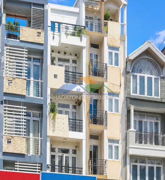 Mặt tiền thành thái quận 10 - 5 tầng btct - 6 phòng ngủ - giá trị khai thác nổi bật
