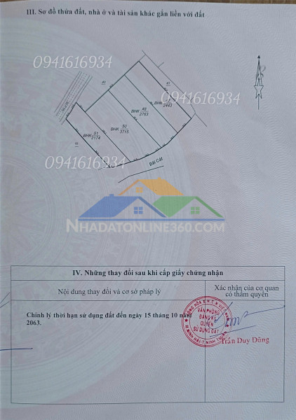 Chính chủ cần bán lô đất mặt tiền siêu đẹp tại xã vĩnh...