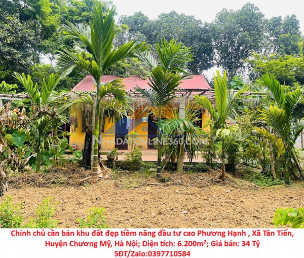 Chính chủ cần bán khu đất đẹp tiềm năng đầu tư cao phương hạnh , xã tân tiến, huyện chương mỹ, hà nội