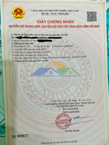 Đất đẹp – giá đầu tư – bán đất tại thôn sơn hải 2, phước dinh, thuận nam, ninh thuận