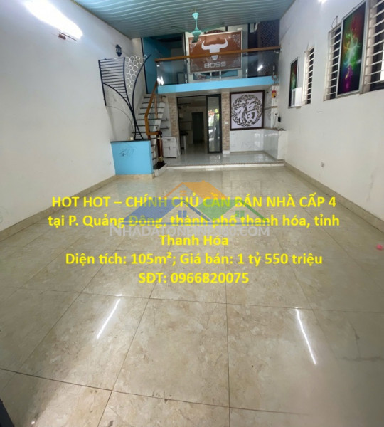 Hot hot – chính chủ cần bán nhà cấp 4 tại p. quảng đông,...