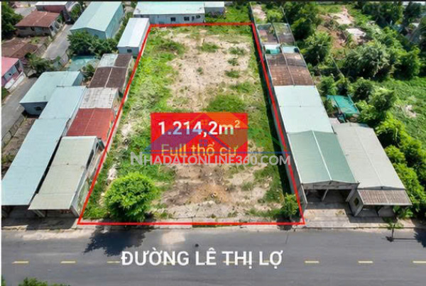 Bán đất mặt tiền lê thị lơ, tân hiệp, hóc môn – 1.214,2m²...