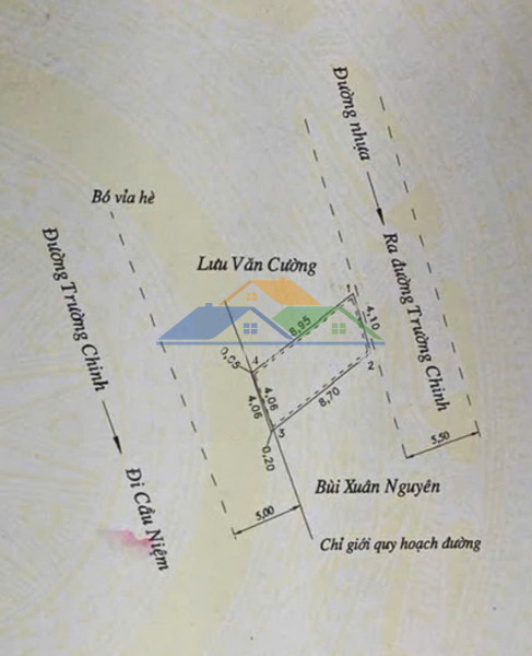 Bán nhà mặt đường trường chinh – dòng tiền sẵn, vị trí đẹp.