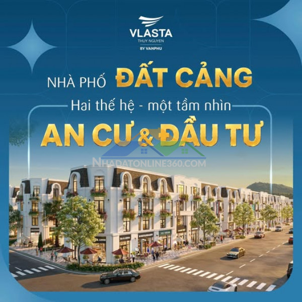 Nhà phố vlasta – thủy nguyên: hai thế hệ - một tầm nhìn an cư & đầu tư