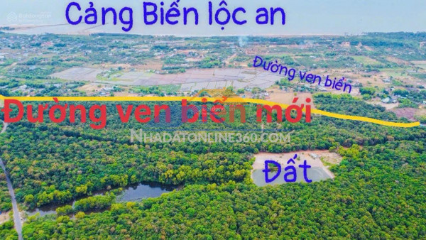 Quỹ đất hiếm ven biển lộc an hồ tràm dành cho nhà đâu tư phát triển khu nghỉ dưỡng cao cấp