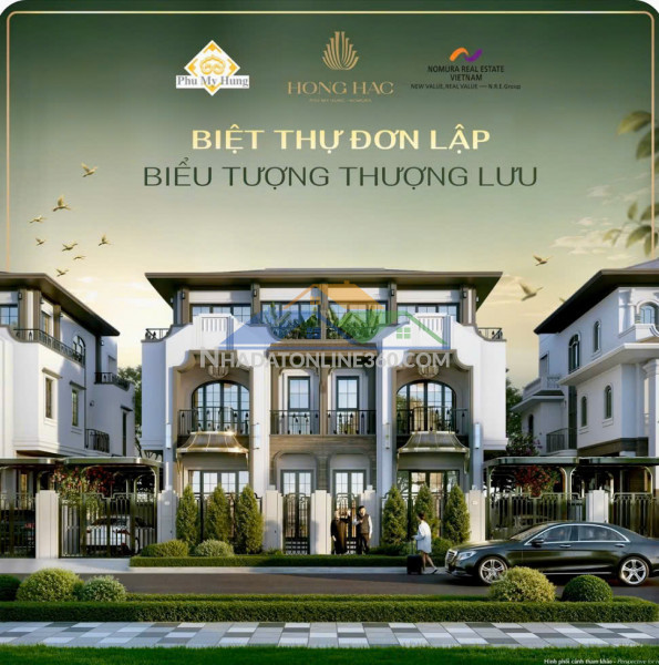 Phú mỹ hưng bán biệt thự song lập hồng hạc city  9x20, 3 tầng, chỉ từ 19 tỷ, mua tt cđt, ls 0%, ck 18%. tham quan ngay 0901323786