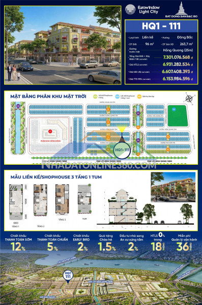 Sốc! 5,7 tỷ –   shophouse 2 mặt tiền 96m2, mt 6m, xây 4 tầng.   cđt: 09666 343 969