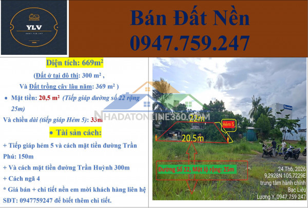 ►  siêu phẩm đất nền trung tâm hành chính bạc liêu – quỹ đất đẹp hiếm có