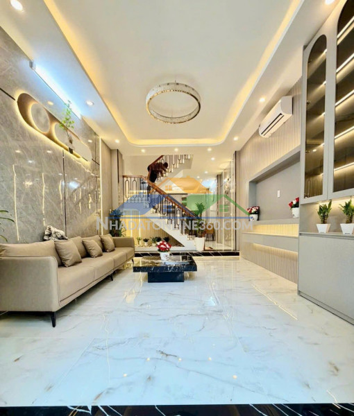 Nhà đẹp hẻm 1942 huỳnh tấn phát, 4x14m, 5.8 tỷ, tặng nội thất tiền tỷ