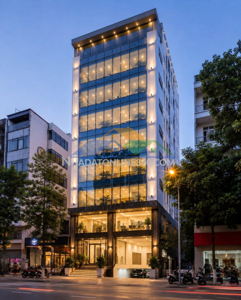 Bán tòa văn phòng láng hạ - đống đa - building 10 tầng - dt 180 triệu/tháng - 136m² - mt 8m - 95 tỷ