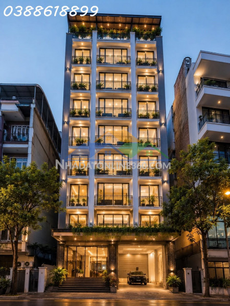 Bán tòa apartment tô ngọc vân - tây hồ - ô tô vào nhà - dt 450 triệu/tháng - 166m² - 10 tầng - mt 8m - 98 tỷ