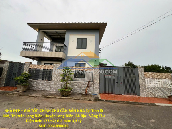 Nhà đẹp – giá tốt- chính chủ cần bán nhà tại thị trấn long điền, huyện long điền, bà rịa - vũng tàu