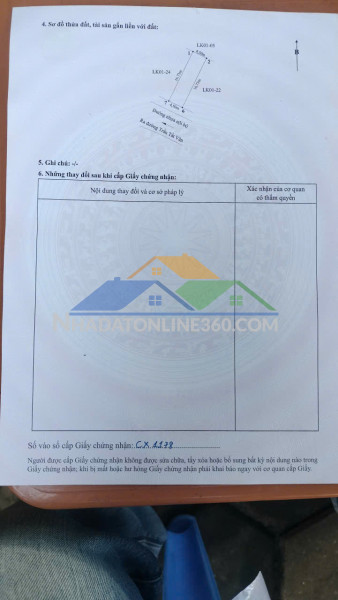 Chính chủ bán lô đất 75m2 khu đấu giá 63 trần tất văn, kiến an