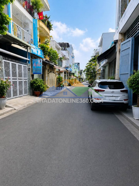Luỹ bán bích – hẻm xe hơi đỗ cửa – 82m² ngang 4.3m – 3 tầng 4pn chỉ 7.x