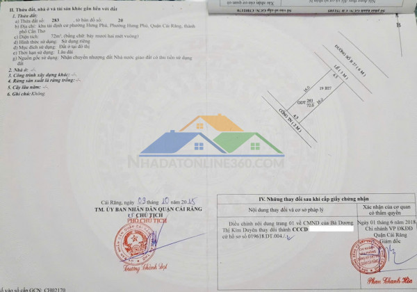 Chính chủ bán nhà mặt tiền kdc hưng phú 1 - phường hưng phú, cái răng, cần thơ