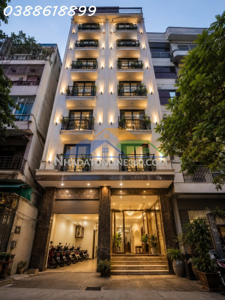 Bán tòa apartment thái thịnh - đống đa - 68 phòng - dòng tiền 350 triệu/tháng - 250m2 - 8 tầng - mt 10m - 78 tỷ