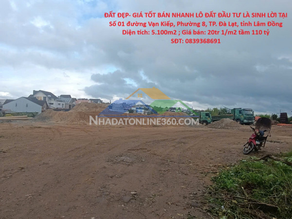 Đất đẹp- giá tốt bán nhanh lô đất đầu tư là sinh lời tại tp. đà lạt, tỉnh lâm đồng