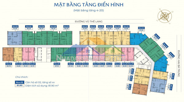 Bán căn hộ 1pn view trực diện hồ văn lang nexus tower việt trì -...