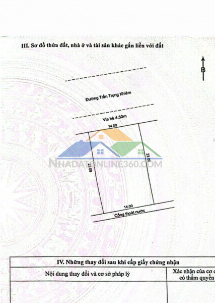 Bán shophouse 4 tầng 2 mặt tiền đường hoàng thị loan