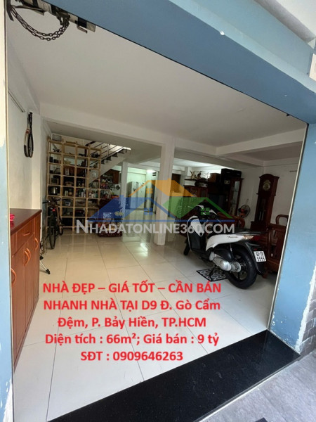 Nhà đẹp – giá tốt – cần bán nhanh nhà tại d9 đ. gò cẩm...