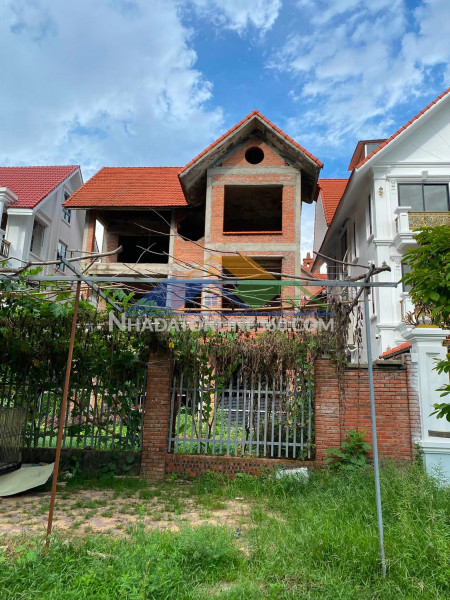 Biệt thự 3t xây thô khu biệt thự quang minh, dt 325m2, mt13, 21 tỷ...