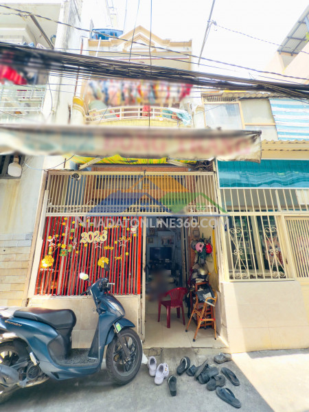 Nhà 2mặt hẻm trước sau lửng, lầu âu dương lân p3q8
