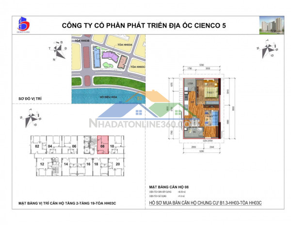 Cơ Hội Độc Quyền - Căn 1 Ngủ Rẻ Nhất Kđt Thanh Hà - Giá Chỉ 2 Tỷ 060 Triệu