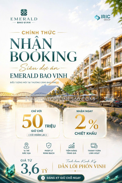 Emerald bao vinh – siêu phẩm đầu tư mới tại huế chính thức ra mắt!