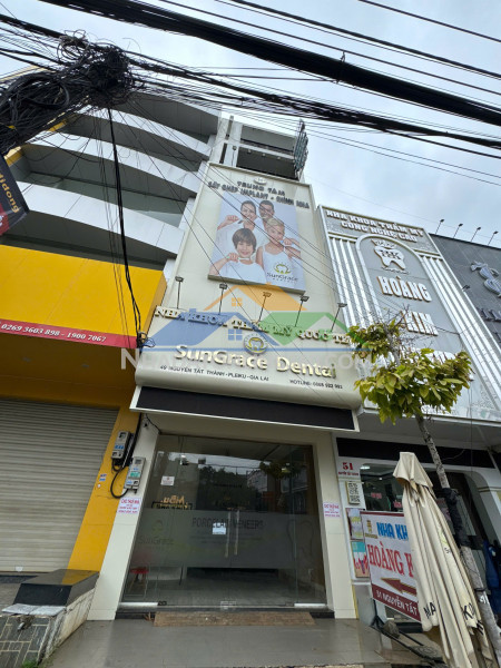 Cho thuê tòa nhà 5 tầng có thang máy – mặt tiền nguyễn tất thành, tp. pleiku