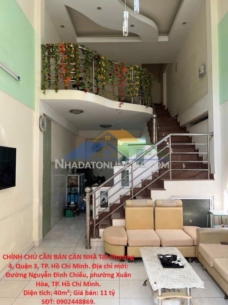 Hot hot – chính chủ cần bán căn nhà tại phường 4, quận 3, tp. hồ chí minh