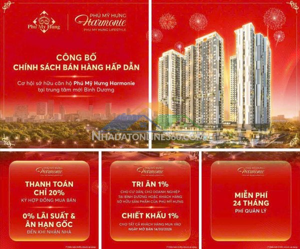 Căn hộ harmonie phú mỹ hưng view sân golf – sẵn sàng cho thuê lợi nhuận >5%/năm