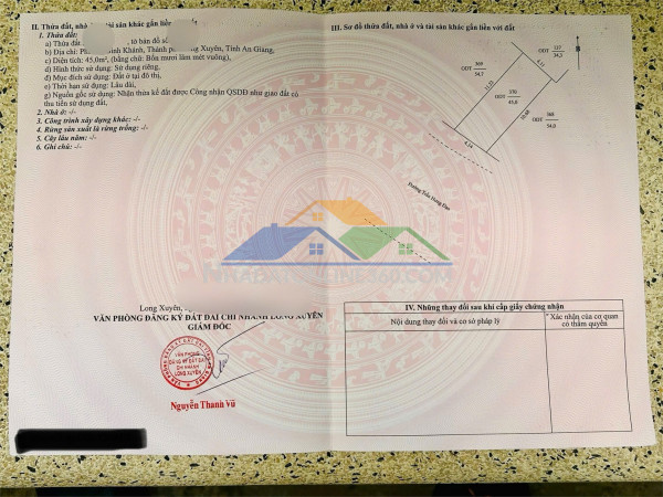 Chính chủ cần bán 2 nền liền kề - giá tốt phường bình khánh, tp long xuyên, tỉnh an giang