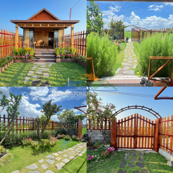Chính chủ cần sang nhượng nhà gỗ mini view đẹp – chốn nghỉ dưỡng lý tưởng tại xã bình trinh, tỉnh long an