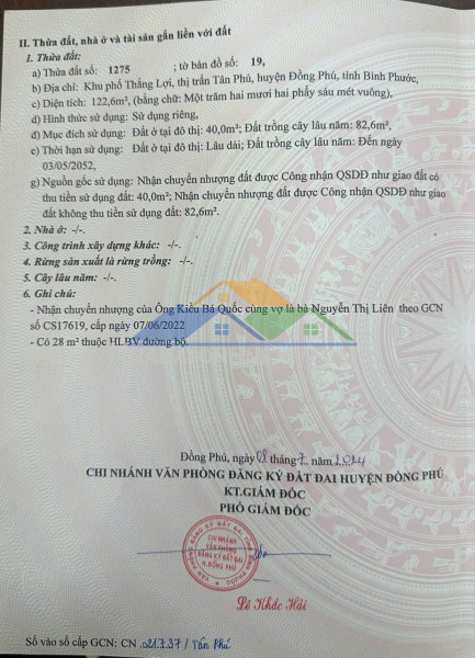 Cắt lỗ mạnh – chủ kẹt tiền cần bán gấp lô đất tại...