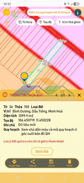 Cơ hội đầu tư lô đất sào cao su đang khai thác  đường minh hòa 20 xã minh thạnh, bình dương