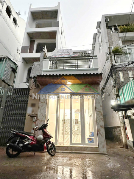 Nhà mới góc 2 tầng mặt tiền chợ trần văn thành p8q8. giá: 5.39...