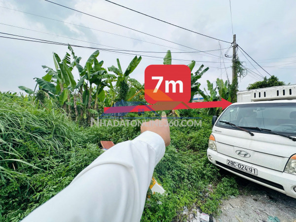 Đất tuyến 2 máng nước an dương 140m2 - mặt tiền 7m