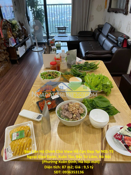 Bán căn hộ chính chủ view hồ cực đẹp tại n01-t5 ngoại giao đoàn, xuân tảo, bắc từ liêm, hà nội